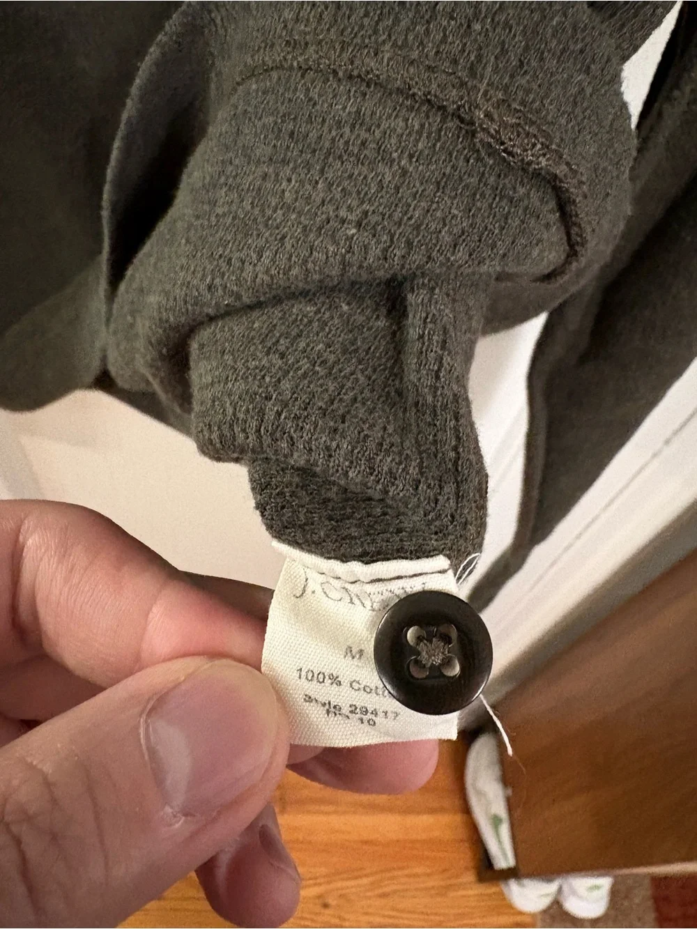 J. Crew Men’s LOT of 2 Lightweight Waffle Henley’s Medium